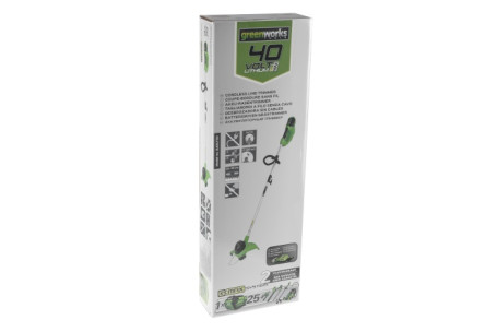 Аккумуляторный Триммер Greenworks G-MAX 40V (33 см) (комплект) G40LT30 в Екатеринбурге