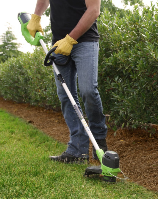 Аккумуляторный Триммер Greenworks G-MAX 40V (33 см) (комплект) G40LT30 в Екатеринбурге