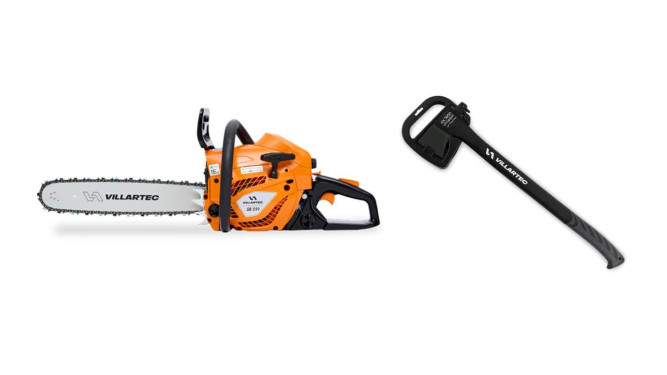 Бензопила VILLARTEC SB591, шина 40 см/16&amp;quot; Цепь 0,325 1.5 66 зв. + Топор AX1600 в Екатеринбурге