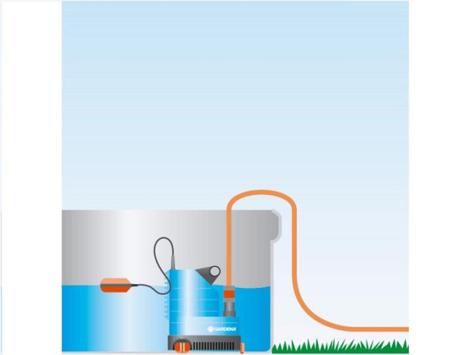 Насос дренажный для чистой воды GARDENA  7000 Classic 01780 в Екатеринбурге