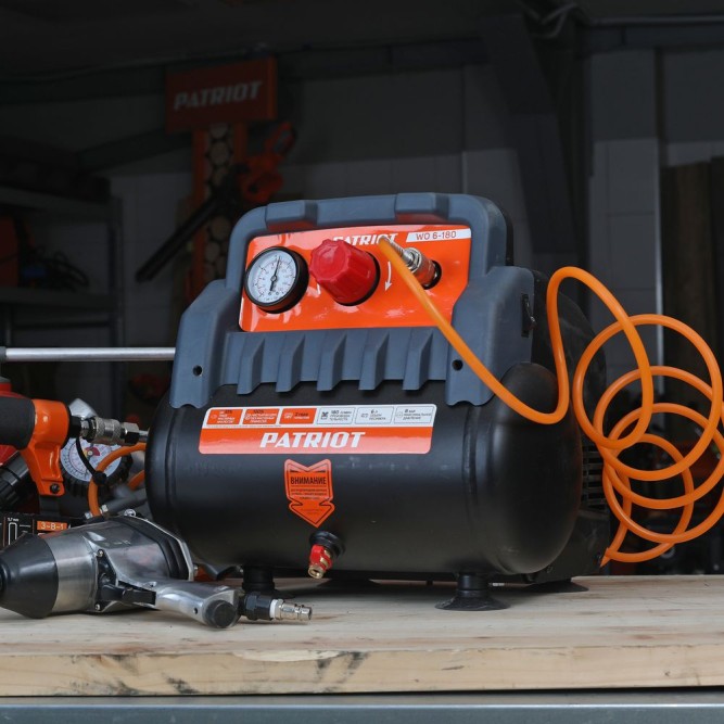 Компрессор Patriot поршневой безмасляный WO 6-180 в Екатеринбурге