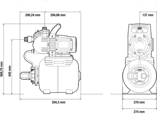 Станция бытового водоснабжения GARDENA 3000 Classic 01751 в Екатеринбурге