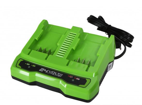 Зарядное устройство для 2-х аккумуляторов Greenworks Арт. 2931907, 24V в Екатеринбурге