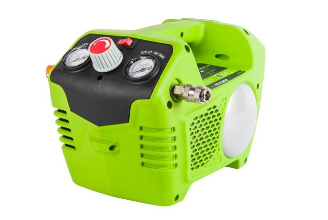 Компрессор аккумуляторный Greenworks Арт. 4100302, 24V, без АКБ и ЗУ в Екатеринбурге