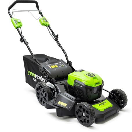 Газонокосилка аккумуляторная Greenworks GD40LM46SP, 40V, 46см, самоходная, бесщеточная, c 1хАКБ 8 Ач и ЗУ в Екатеринбурге