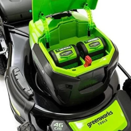 Газонокосилка аккумуляторная Greenworks GD40LM46SP, 40V, 46см, самоходная, бесщеточная, c 1хАКБ 8 Ач и ЗУ в Екатеринбурге