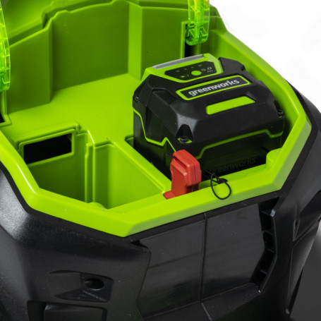 Газонокосилка аккумуляторная Greenworks GD40LM46SP, 40V, 46см, самоходная, бесщеточная, c 1хАКБ 8 Ач и ЗУ в Екатеринбурге