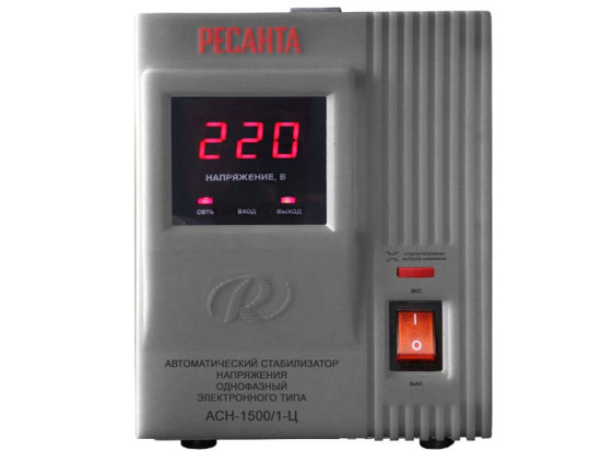 Стабилизатор Ресанта АСН-1500/1-Ц в Екатеринбурге