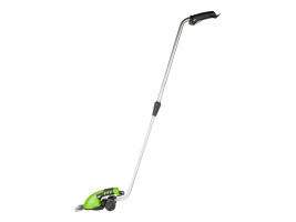 Садовые ножницы аккумуляторные  Greenworks Арт. 1600807, 7,2V со встроенным аккумулятором 2 Aч и телескопической ручкой