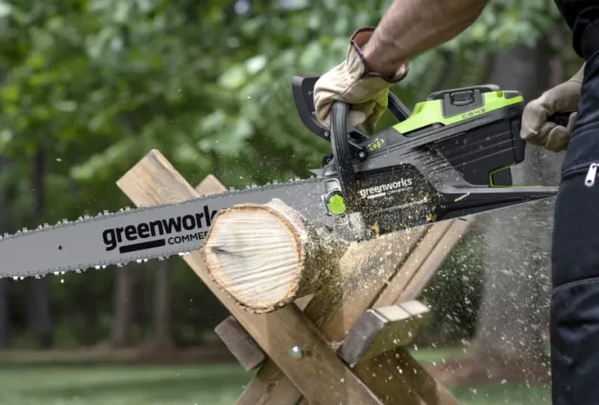 Цепная пила аккумуляторная Greenworks OCS800, 82V,  5,0 кВт, 50 см, бесщеточная, без АКБ и ЗУ в Екатеринбурге