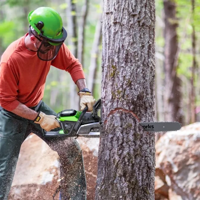 Цепная пила аккумуляторная Greenworks OCS800, 82V,  5,0 кВт, 50 см, бесщеточная, без АКБ и ЗУ в Екатеринбурге