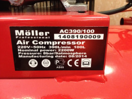 Компрессор Moller AC390/100