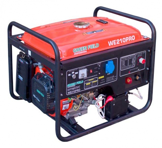 Бензиновый сварочный генератор Green Field WE-210PRO в Екатеринбурге