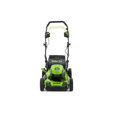 Газонокосилка аккумуляторная Greenworks Арт. 2502907UB, 60V, 46 см, самоходная, бесщеточная, с 1хАКБ 4 Ач. и ЗУ
