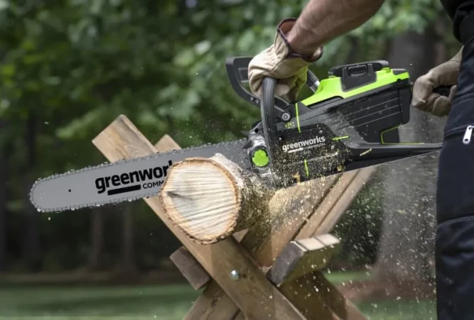 Цепная пила аккумуляторная Greenworks OCS600, 82V, 3,6кВт, 45см, бесщеточная, без АКБ и ЗУ в Екатеринбурге