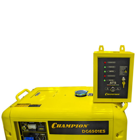 Дизельный генератор Champion DG6501ES+ATS в Екатеринбурге
