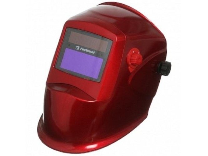 Маска КОРУНД-2 FoxWeld красная в Екатеринбурге