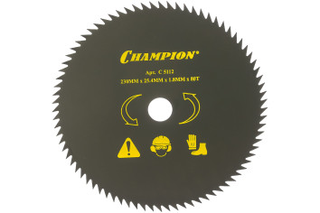 Нож с  остроугольными зубцами Champion 80/230/25,4 (SRM-2305SI,SRM-2655SI)