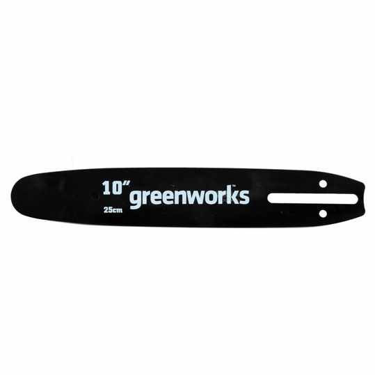Шина сменная для высоторезов/сучкорезов и цепных пил Greenworks 25 см в Екатеринбурге