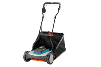 Газонокосилка барабанная аккумуляторная GARDENA 380Li 04025