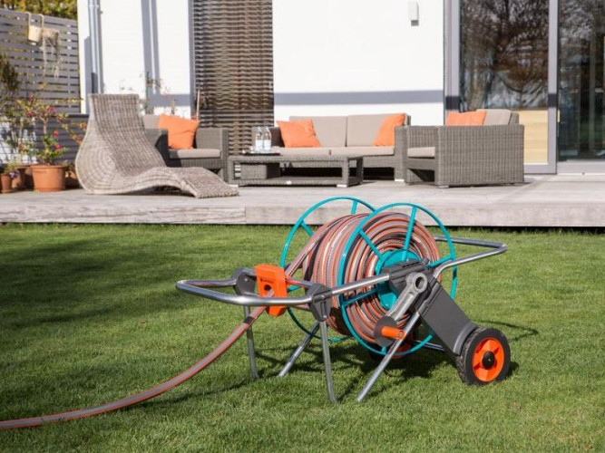 Тележка для шланга металлическая 100 GARDENA 02674-20.000.00 в Екатеринбурге