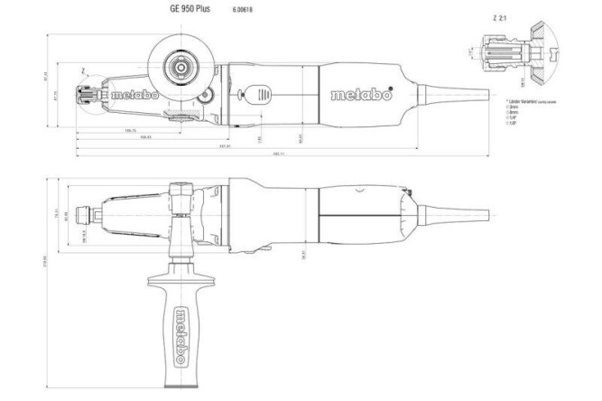 Прямошлифовальная машина Metabo GE 950 G Plus 600618000 в Екатеринбурге