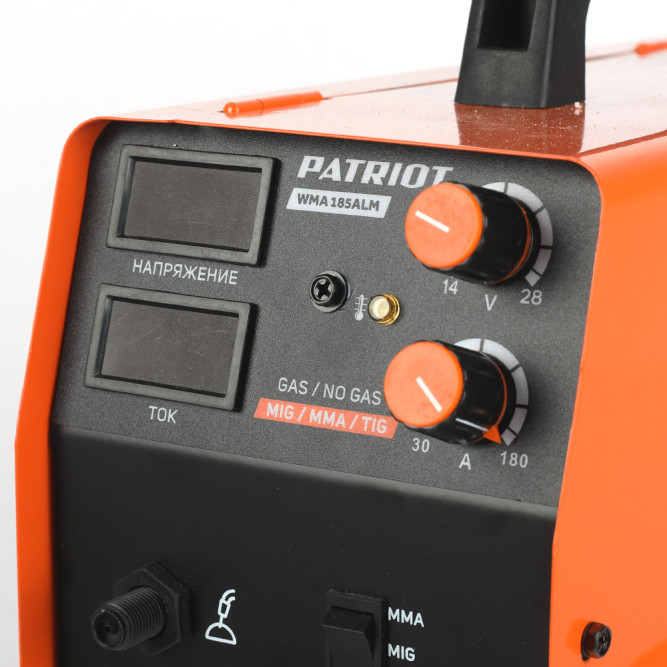 Полуавтомат сварочный инверторный PATRIOT WMA 185AL MIG/MAG/MMA в Екатеринбурге