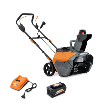 Снегоуборщик аккумуляторный VILLARTEC WA4051 SET: акк. AM408+Зу AC402