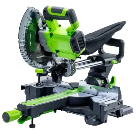 Торцовочная пила акк. Greenworks GD24MS216, 24V, б/щ, 4800 об/мин, 216x30мм,рез 65х310мм,с 1хАКБ 4Ач и ЗУ