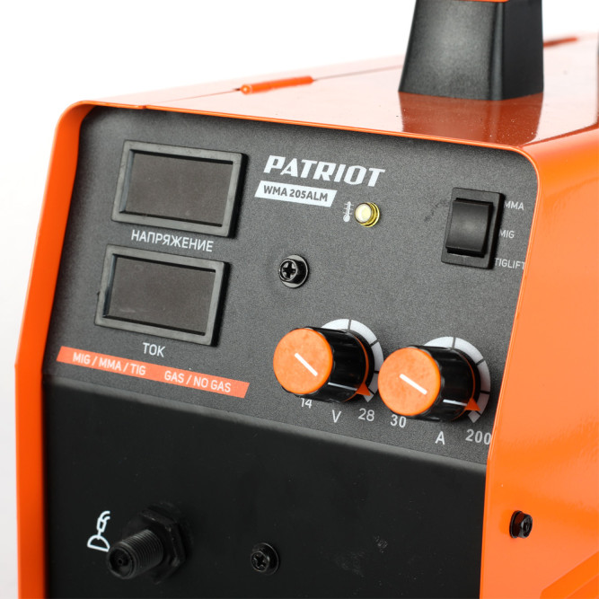 Полуавтомат сварочный инверторный PATRIOT WMA 205ALM MIG/MAG/MMA в Екатеринбурге