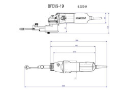 Ленточный напильник Metabo BFE 9-20 602244000