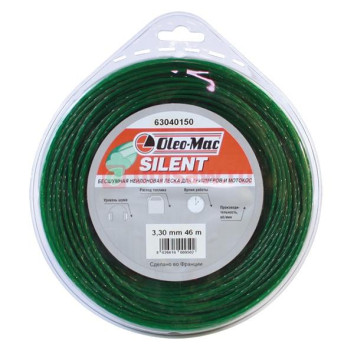 Леска 3.3мм 46м silent Блистер 40шт/кор