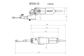 Ленточный напильник Metabo BFE 9-20 Set 602244500