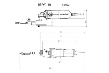 Ленточный напильник Metabo BFE 9-20 Set 602244500 в Екатеринбурге
