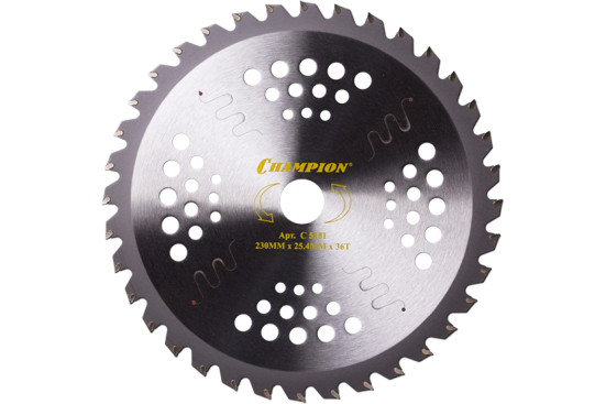 Нож с зубцами из твердого сплава Champion Ninja 36/230/25,4 (SRM-2305SI,SRM-2655SI) в Екатеринбурге