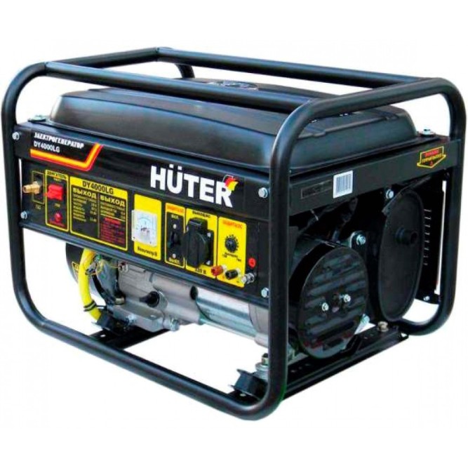 Бензогенератор мультитопливный Huter DY4000LG в Екатеринбурге