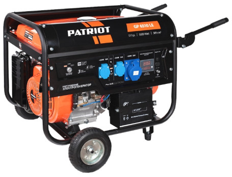 Бензогенератор Patriot GP 6510LE в Екатеринбурге