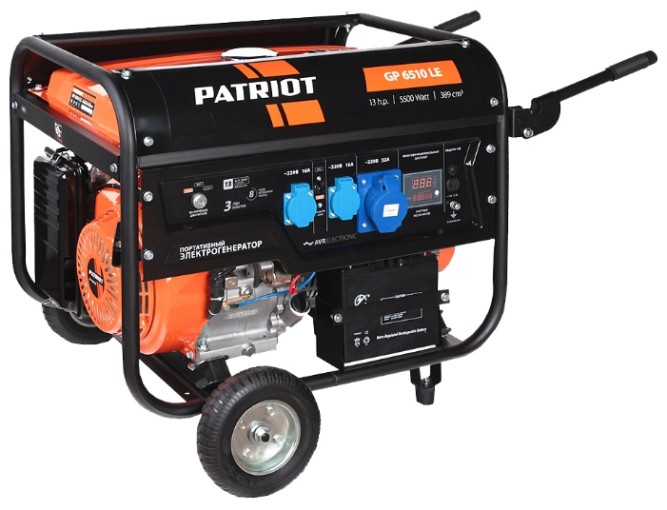 Бензогенератор Patriot GP 6510LE в Екатеринбурге
