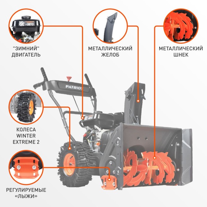 Снегоуборщик Patriot PS 603 в Екатеринбурге