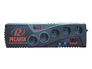 Бытовой стабилизатор напряжения Ресанта С1500