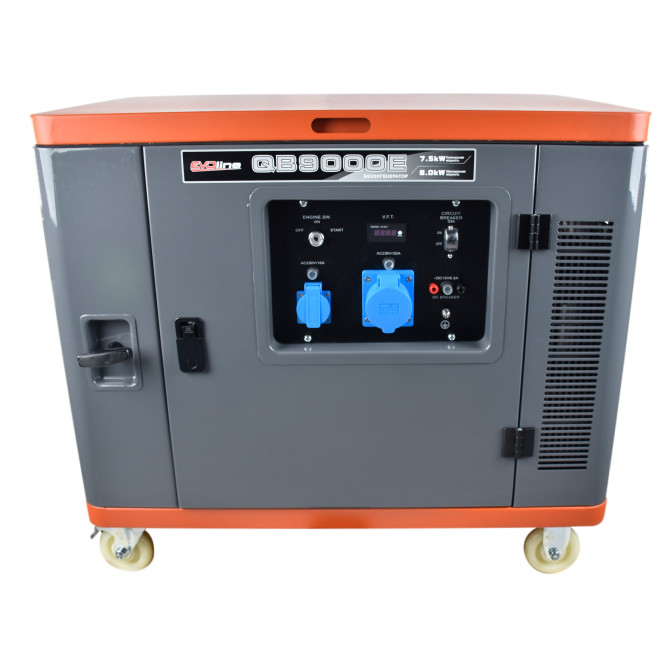Бензогенератор в шумозащитном кожухе EVOline QB 9000 E в Екатеринбурге