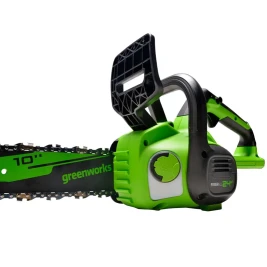 Цепная пила аккумуляторная Greenworks G24CS25, 24V, 25см, c 1хАКБ 8Ач и ЗУ