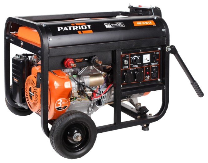 Бензогенератор сварочный Patriot  GW 2145LE в Екатеринбурге