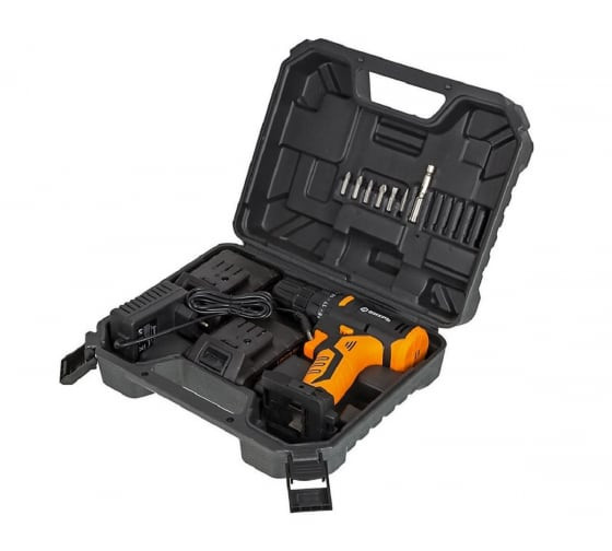 Дрель-шуруповерт аккумуляторная Вихрь ДА-18Л-2К/Б (2,0 А/ч) (бесщеточный двигатель) в Екатеринбурге