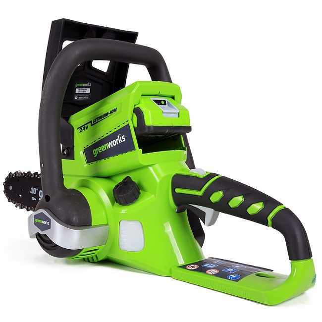 Аккумуляторная Цепная пила Greenworks G-24 24V (25 см) (комплект) G24CS25K2 в Екатеринбурге
