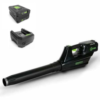 Воздуходув аккумуляторный Greenworks GD82BL, 82V, бесщеточный 5 А.ч. АКБ и ЗУ