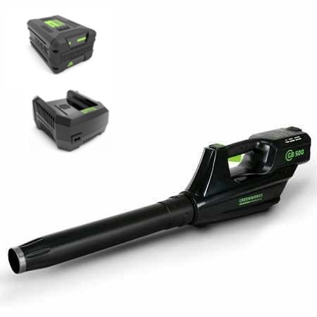 Воздуходув аккумуляторный Greenworks GD82BL, 82V, бесщеточный 5 А.ч. АКБ и ЗУ в Екатеринбурге