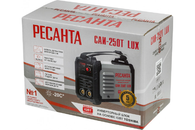 Инверторный сварочный аппарат Ресанта САИ-250Т LUX в Екатеринбурге
