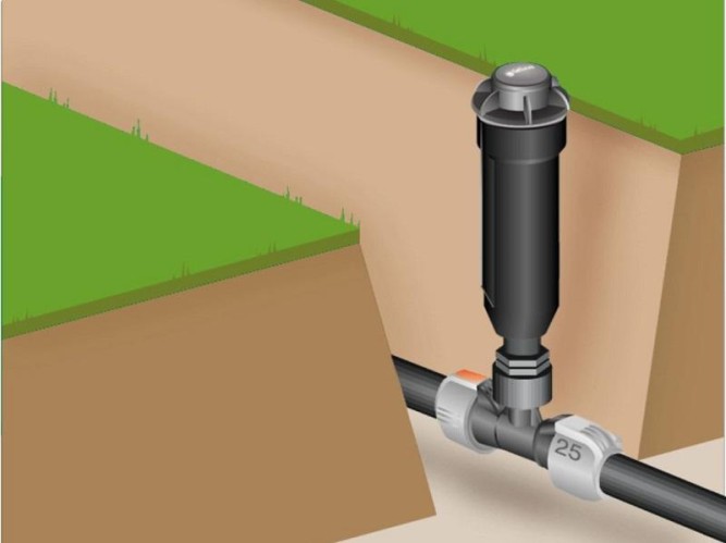 Турбодождеватель выдвижной T 100 GARDENA 08201-29.000.00 в Екатеринбурге
