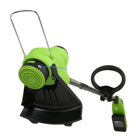 Триммер аккумуляторный Greenworks 2107207SARU, 24V, 25 см,  с 1хАКБ 2Ач и ЗУ в Екатеринбурге